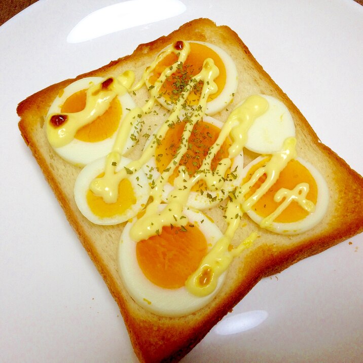 朝食に ゆで卵のマヨトースト レシピ 作り方 By うーころちゃん 楽天レシピ 朝食に ゆで卵のマヨトースト レシピ 作り方 By うーころちゃん 楽天レシピ